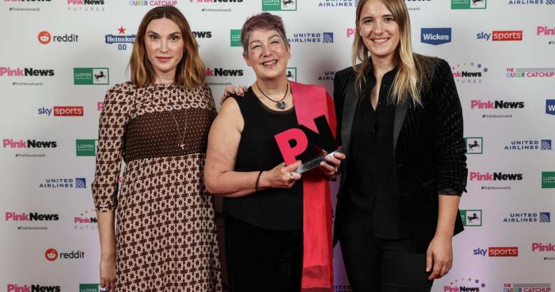 Juno Dawson, Joanne Harris and Hannah Graf.