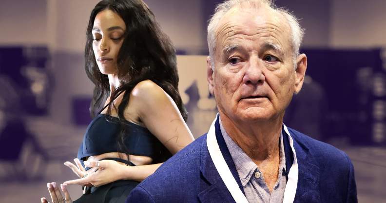 Collage of Solange and Bill Murray