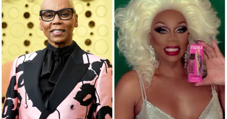 RuPaul has launched his debut UK beauty collection at Superdrug. (Frazer Harrison/Getty Images/Instagram)