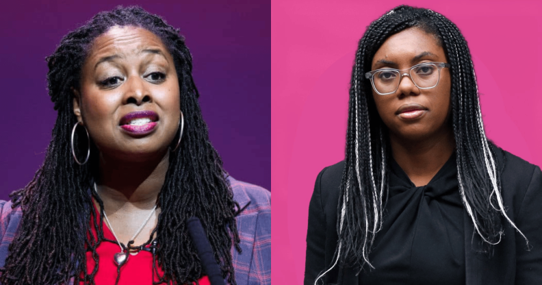 Labour MP Dawn Butler and minister for women and equalities Kemi Badenoch