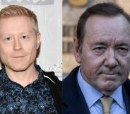 Side by side images of Anthony Rapp and Kevin Spacey