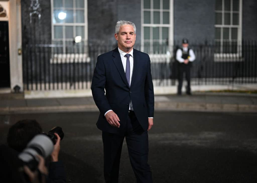 Steve Barclay leaves 10 Downing as new Prime Minister Rishi Sunak begins cabinet reshuffle. 