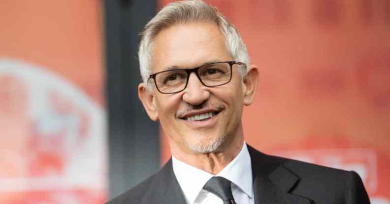 Gary Lineker attends the Sun's Who Cares Wins Awards 2021 at The Roundhouse on September 14, 2021.