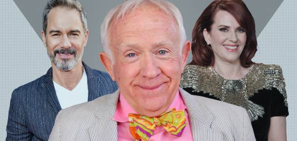 Eric McCormack, Megan Mullally and Leslie Jordan