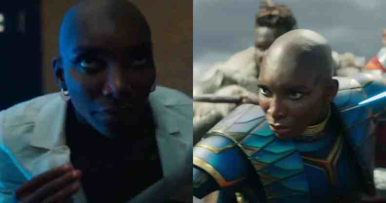 Michaela Cole as Aneka in Black Panther_ Wakanda Forever. (Marvel_Youtube)