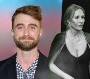 Daniel Radcliffe and JK Rowling