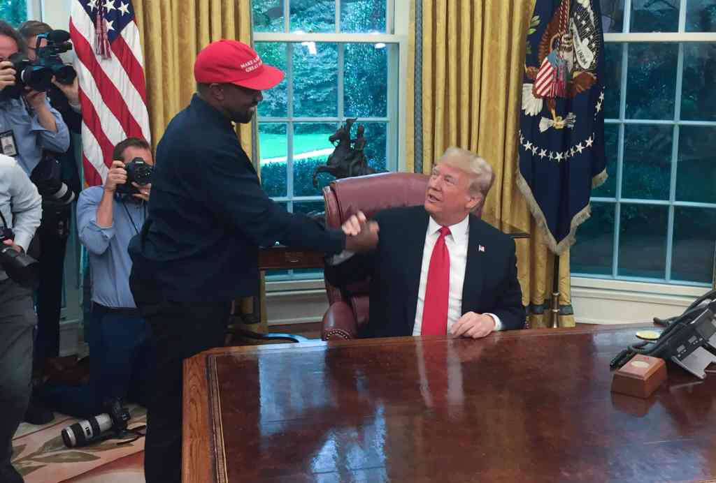 Kanye West and Donald Trump