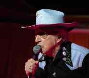 Lead singer Patrick Haggerty of Lavender Country performs live on stage at Barboza on May 18, 2019 in Seattle, Washington.