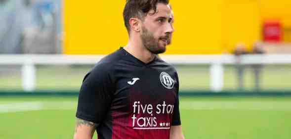 A screenshot of footballer Zander Murray during the Scottish Cup First Round - Gala Fairydean Rovers v Sauchie Juniors