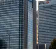 HSBC building in Canary Wharf