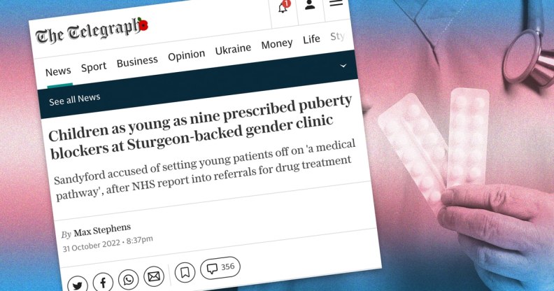 A Telegraph article titled Children as young as nine prescribed puberty blockers at Sturgeon-backed gender clinic