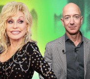 Dolly Parton and Jeff Bezos