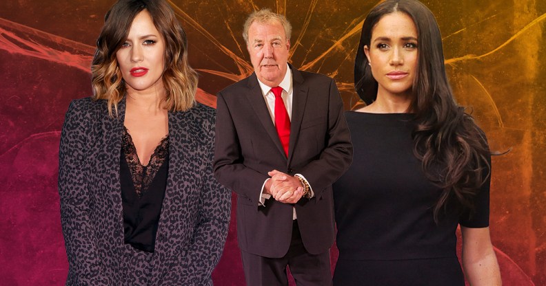 Caroline Flack's mum Christine Flack has condemned Jeremy Clarkson for his hateful column about Meghan Markle