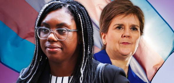 UK equalities minister Kemi Badeoch and Scottish first minister Nicola Sturgeon