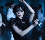 Jenna Ortega gets backlash for COVID dance story. (Netflix)