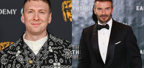 Joe Lycett shares David Beckham's statement. (Getty)