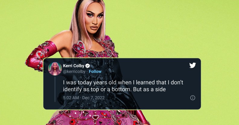 Kerri Colby and her 'side' tweet