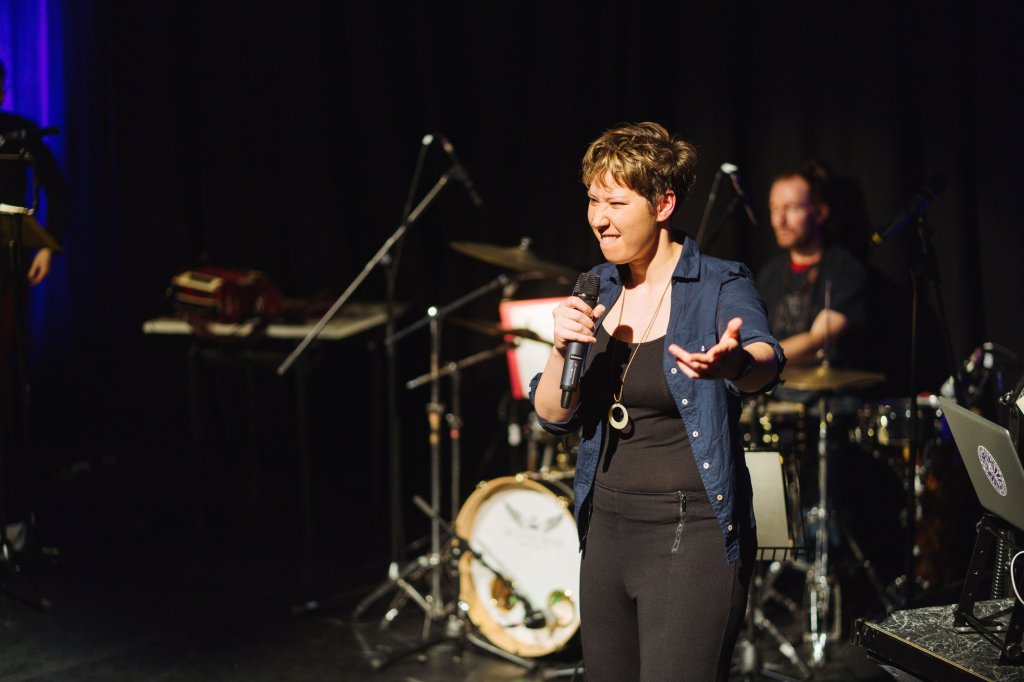 Jasmine Gardosi performing. (Thom Bartley)