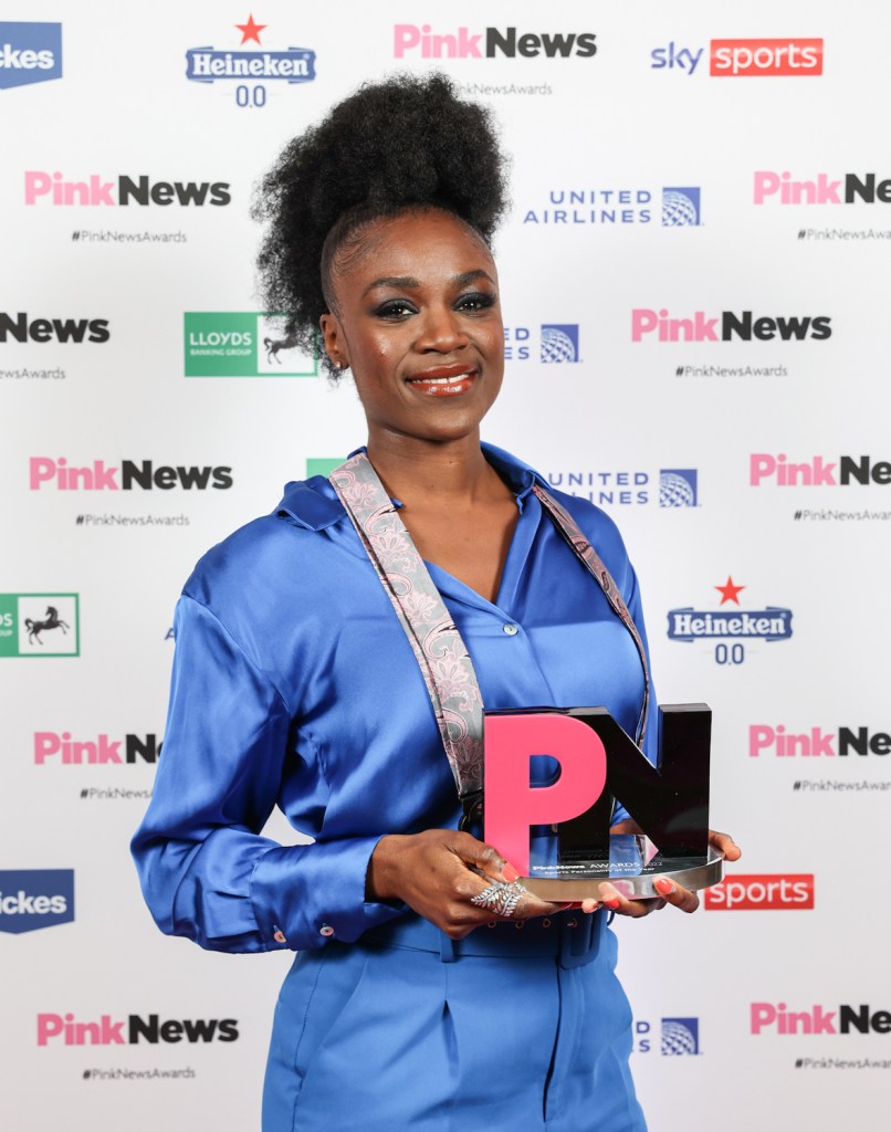 Sky Sports' Jessica Creighton at the PinkNews Awards 2022