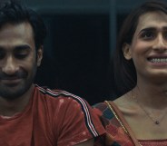 Ali Junejo (L) and Alina Khan (R) in new Joyland trailer released in the UK.