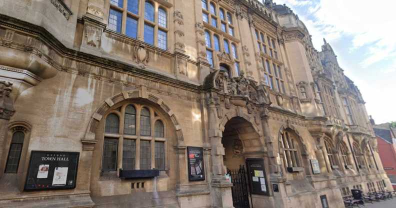 A photo showing the exterior of Oxford Town Hall