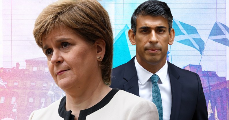 Nicola Sturgeon and Rishi Sunak