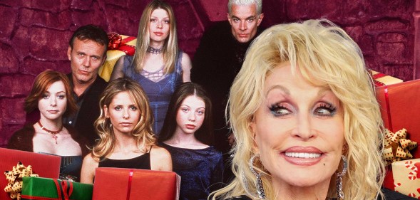 Dolly Parton would send annual gifts to the Buffy cast. (Getty/PinkNews)