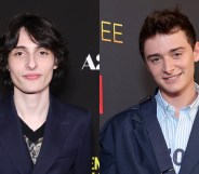 Finn Wolfhard (L) and Noah Schnapp (R). (Getty)