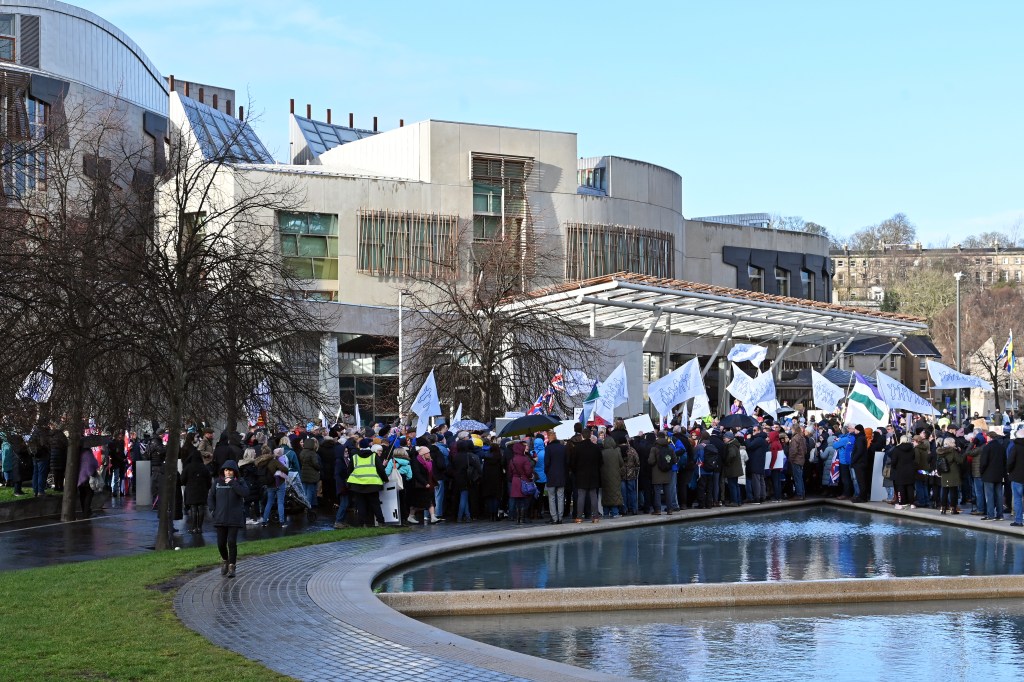 parliament protest