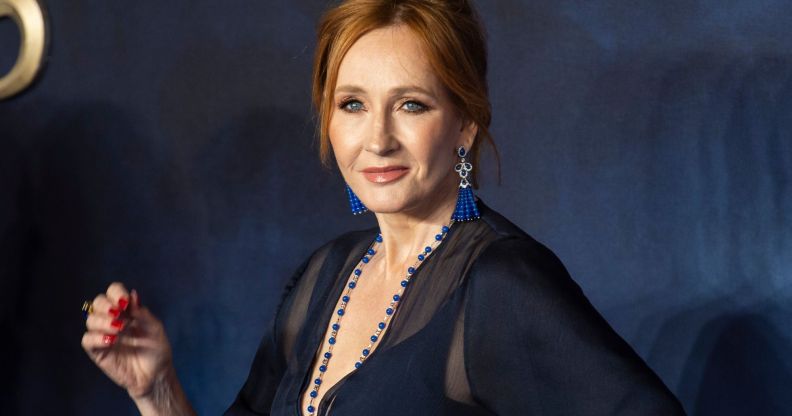 an image of JK Rowling at an event