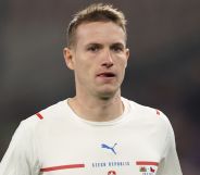 Jakub Jankto during a football match.