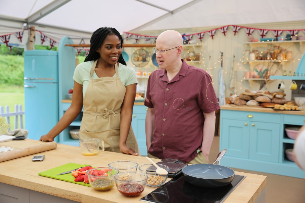 Matt Lucas in action in the GBBO tent. (Channel 4)