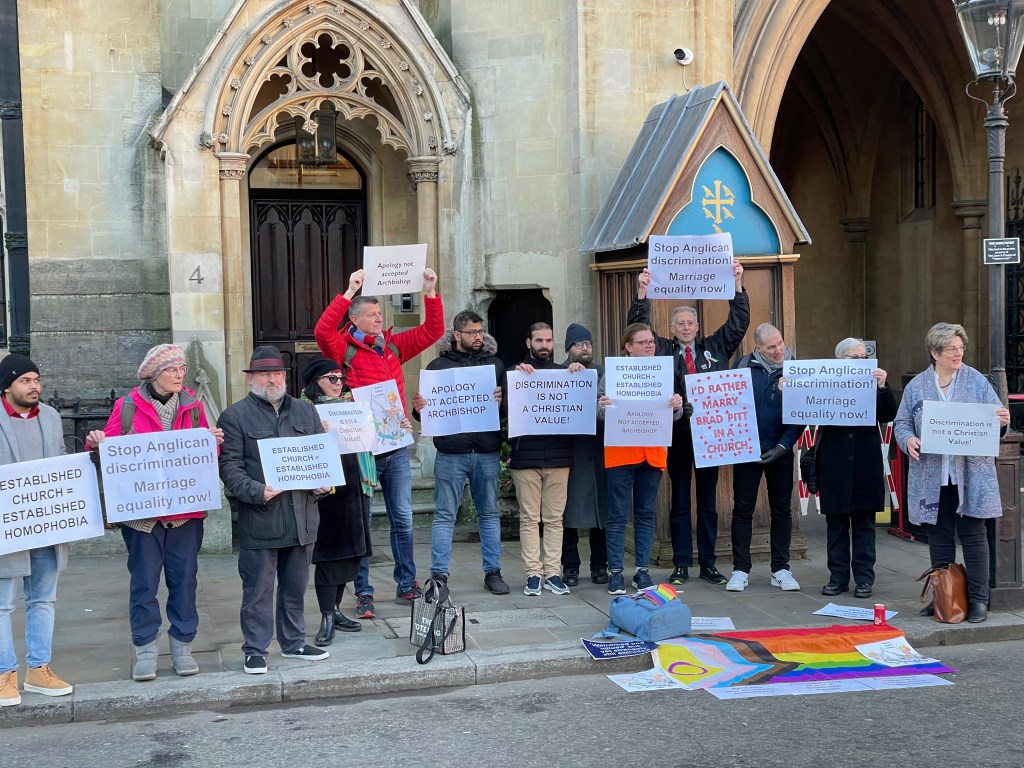 Same-sex marriage protest 