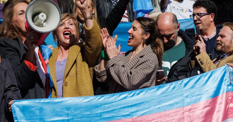 Trans activists in Spain celebrate the reforms.