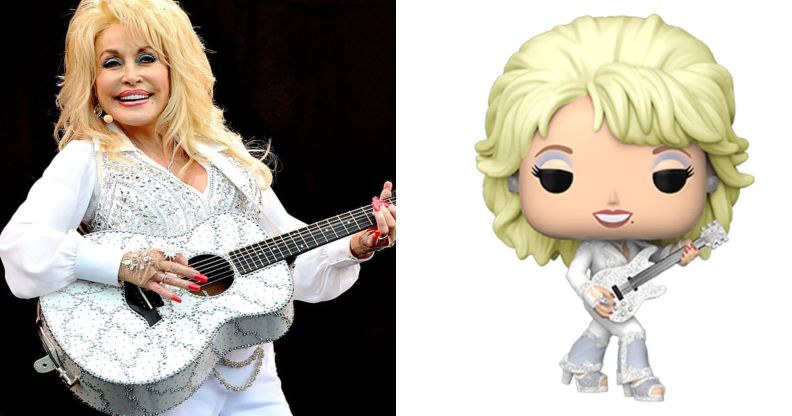 The Dolly Parton Funko Pop figures honour the pop culture icon.