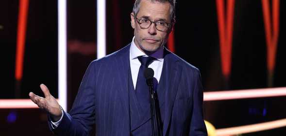 Actor Guy Pearce on stage