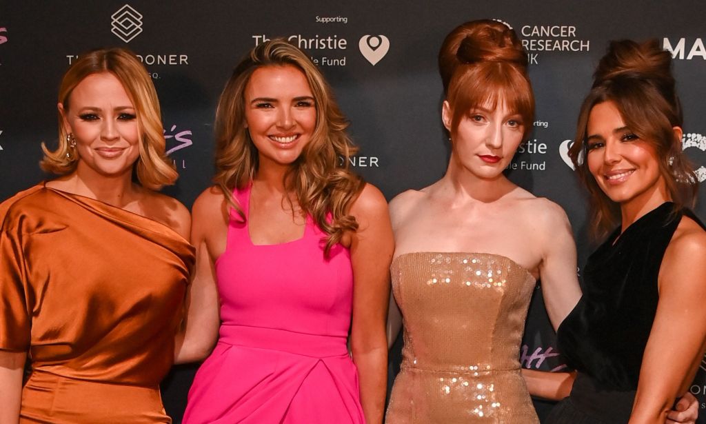 Girls Aloud members Kimberley Walsh, Nadine Coyle, Nicola Roberts and Cheryl.