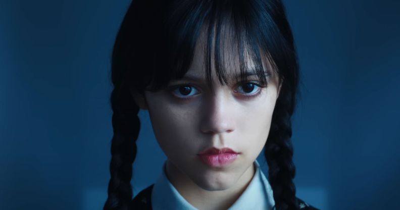 Jenna Ortega in Netflix's Wednesday.