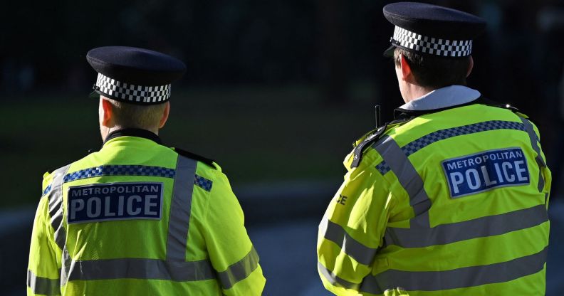 Two Met Police officers stand side-by-side.