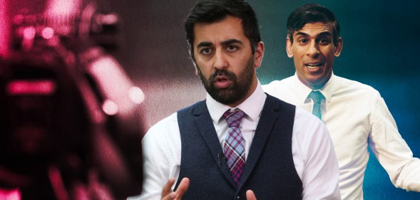 Humza Yousaf and Rishi Sunak