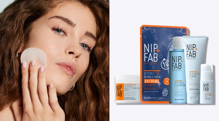 Nip + Fab Glycolic Fix Smoothing Regime Kit for Dull & Blemish Prone Skin works wonders on breakouts, open pores, dull complexions, and uneven skin tones.