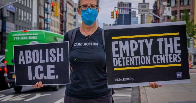 immigration detention protest