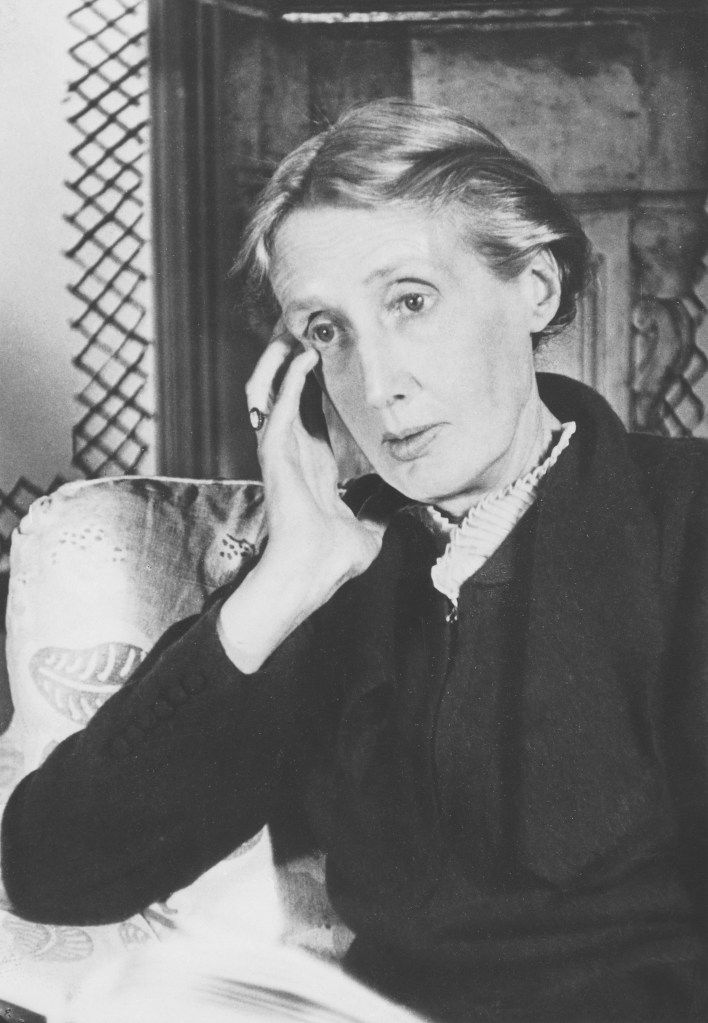 Portrait of English author Virginia Woolf. 
