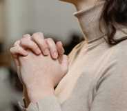 Woman praying