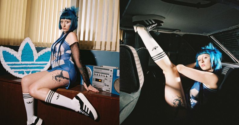 Ashnikko is the latest face of Adidas Originals.