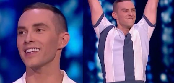 Olympian Adam Rippon during his appearance on Celebrity Name That Tune