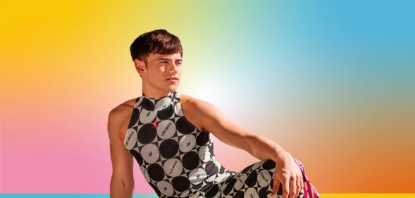 Adidas has released its Pride 2023 collection and teamed up with Tom Daley for the campaign. (Adidas/PinkNews)