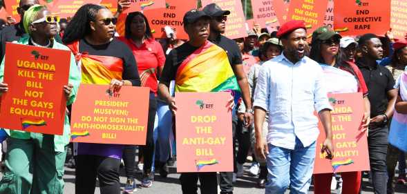 Uganda anti-homosexuality bill protest