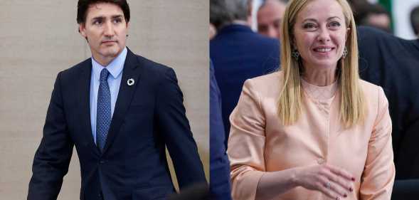 Justin Trudeau Giorgia Meloni