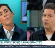 Still from good morning britain debate on straight actors playing gay roles.